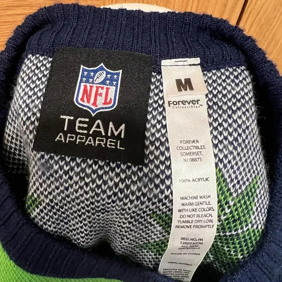 NFL TEAM SWEATER | Seattle Seahawks | Mens Medium - Picture 4 of 4